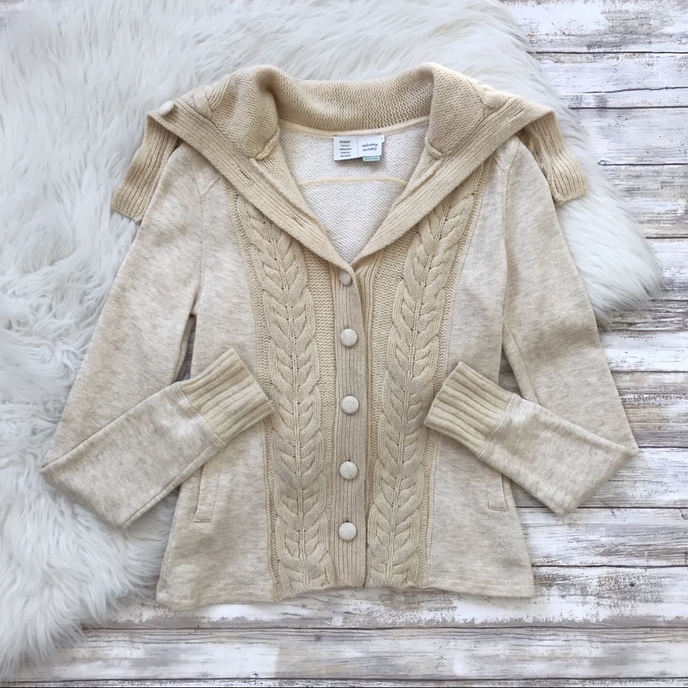 Anthro Saturday Sunday Borrowed Cables Cardi